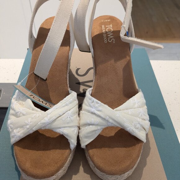 TOMS Marisela Wedge Sandals (7.5) - Picture 5 of 5